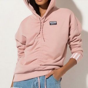Adidas Ruched Hoodie - Pink Spirit